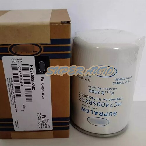 Pall HC7400SRZ4Z supralon spin-on filter element, 3 µm